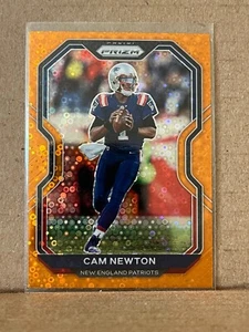 Cam Newton 2020 Panini Prizm Orange Prizm #19 - Picture 1 of 2