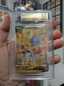 Pokemon Card PSA BGS 9.5 ZACIAN V GOLD Secret Holo 211/202 Sword & Shield - Picture 1 of 4