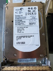 Seagate Cheetah T10 ST3146755SS 9DK066 15K 146GB SAS HD with caddy - Picture 1 of 1