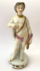 Figura antigua de porcelana francesa de Orfeo por Edme Samson C.1860 - Imagen 1 de 8