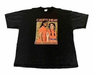 Camiseta De Colección WOW Mujeres De Lucha Libre Calor Enjaulado Talla XXL 2001 Y2K Negra - Imagen 1 de 4