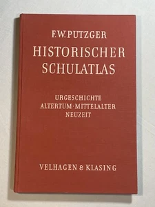 German Atlas Full Color Maps 1959 Putzger Historischer Schulatlas FW Putzger - Bild 1 von 11