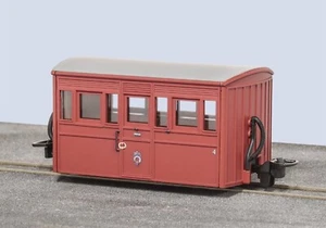 GR-558A Peco 009 Narrow Gauge FR Bug Box Coach, 3rd Class, 1970S/80S - Picture 1 of 1