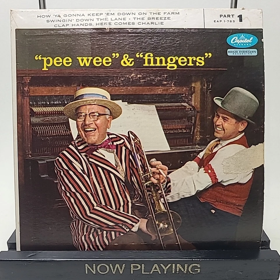 Pee Wee Hunt & Joe "Fingers" Carr -Pee Wee & Fingers 7" 45rpm Vinyl EP VERY GOOD - Image 1 of 4