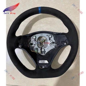 Full Alcantara Steering wheel Frame For BMW 1/3 Series E90 E91 E92 E82 E81 - Picture 1 of 14