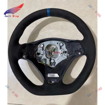 Full Alcantara Steering wheel Frame For BMW 1/3 Series E90 E91 E92 E82 E81 - Image 1 of 4