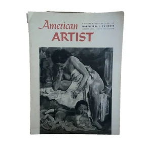 American Artist Magazine March 1958 - Bild 1 von 10