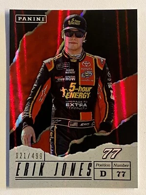 2017 Panini Father’s Day Erik Jones Silver Holo Rookies Refractor SP RC #d /499 - Image 1 of 4