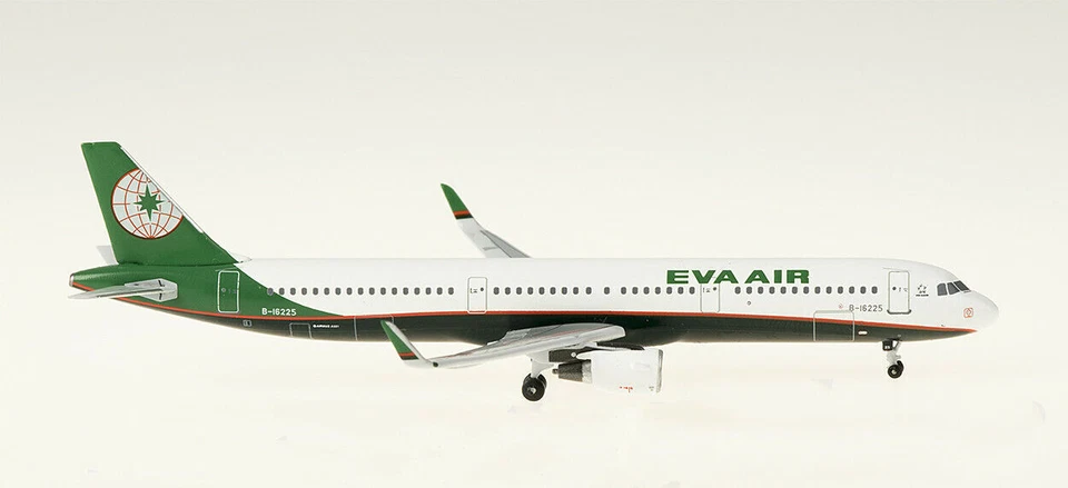1 400 AeroClassics EVA AIR Airbus A321 Passenger Airplane Diecast Aircraft Model