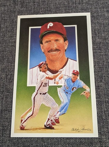 Mike Schmidt 1990 Legends Sports Memorabilia First Series Postcard Phillies HOF Cover
