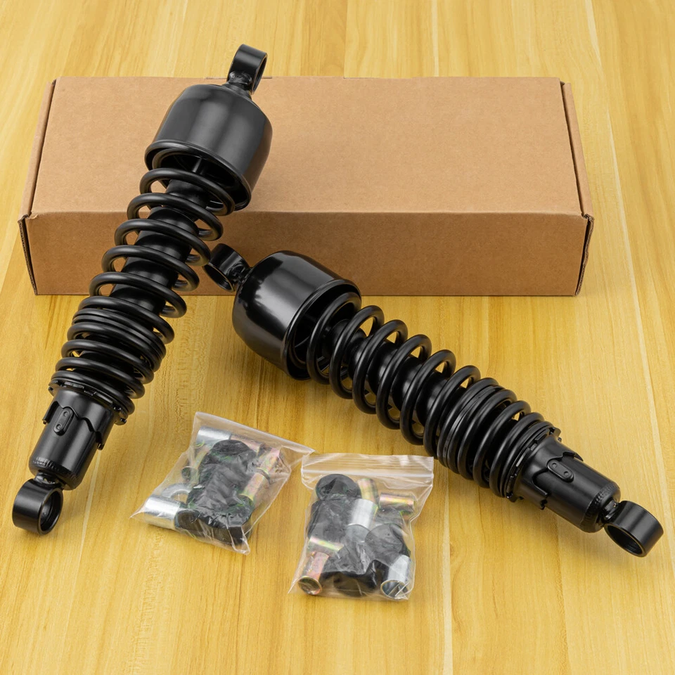 Kit de suspensión de amortiguadores traseros negros de 13" para 91-17 Harley Dyna Super Glide FXD FXDWG Foto 1 de 4