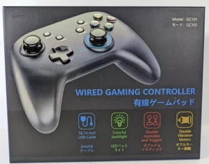 Wired GAMING Controller GC101 USB 3.0 PS3, Switch, Windows, PC, Android Joystick - Picture 1 of 5