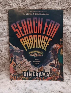 Vintage 1957 Search for Paradise Cinerama Lowell Thomas  - Picture 1 of 9