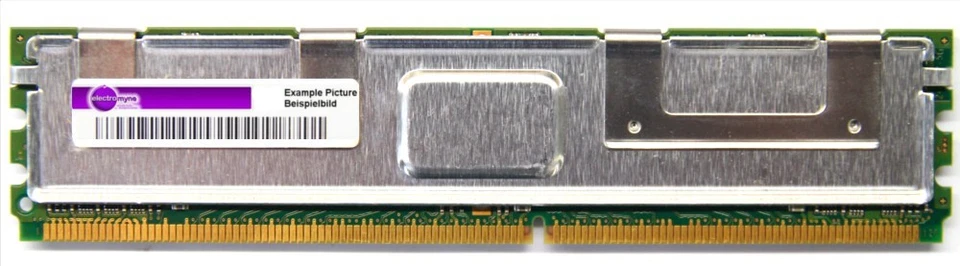 2GB Qimonda DDR2-667 PC2-5300F 2Rx8 ECC FB-DIMM RAM HYS72T256521EFD-3S-C 46C7422 - Bild 1 von 1