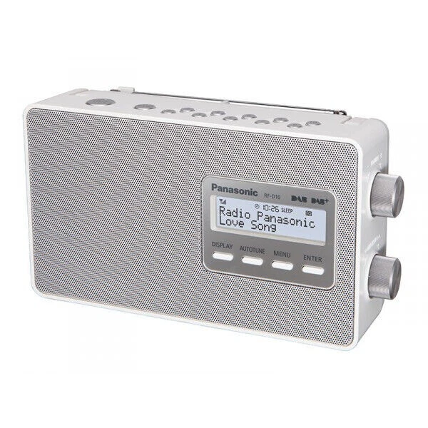 Panasonic RF-D10EG-W DAB+ Digitalradio - Silber