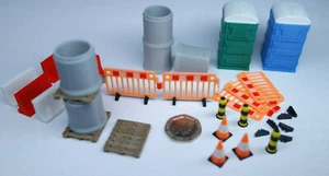 1 / 50 construction site BUNDLE 1:50 Diorama / fits Corgi, Siku Scenery Beena - Picture 1 of 5