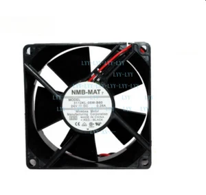 For NMB 3112KL-05W-B60 DC 24V 0.28A 80*80*32mm 2-wire Cooling Fan Ball bearing - Afbeelding 1 van 3