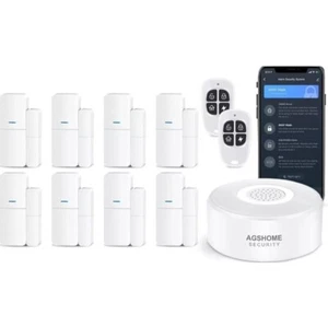 AGSHOME Alarmanlage, kabellos, WLAN, Sicherheit, Einbrecher System V - Bild 1 von 8