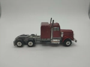 Semirremolque Yatming Kenworth Red Devil Hong Kong cabina metálica de colección sin palo - Imagen 1 de 6
