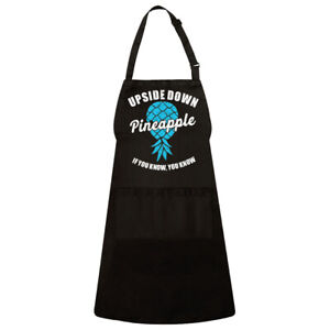 Upside Down Pineapple If You Know You Know Swinger Pineapple Unisex Apron