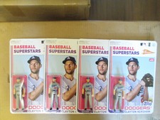 2020 Topps Big League Baseball Super7 Clayton Kershaw #22 Lot x4 Action Figures