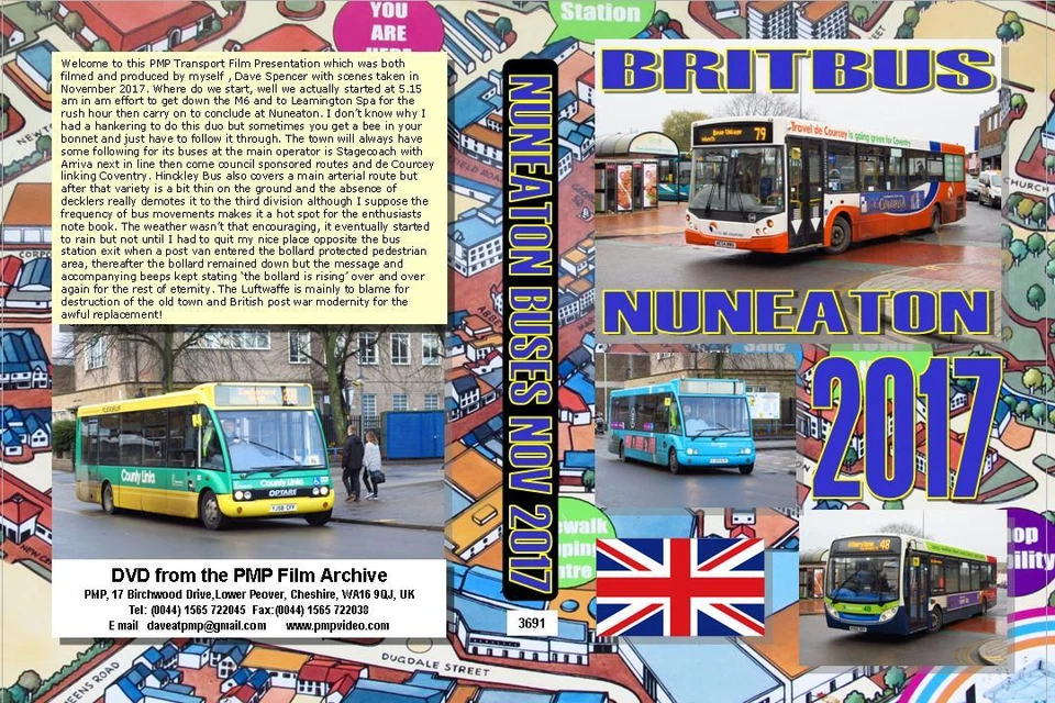 3691. Leamington Spa. UK. Buses. November 2017. Catching up with the Warwickshir - Image 1 of 1