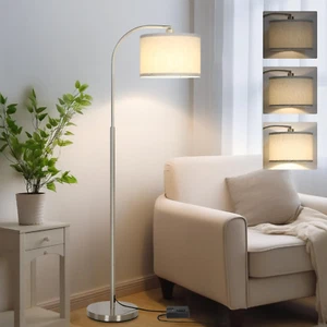 Arc Floor Lamp, Dimmable Floor Lamp for Living Room, Standing Lamp with Adjustab - Picture 1 of 6