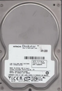 160 GB SATA Hitachi Deskstar HDS721616PLA380 7200 RPM 8 MB 3.5" Hard Drive New - Picture 1 of 1