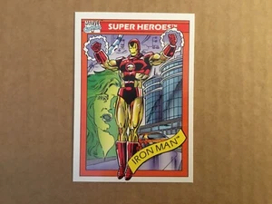 1990 Impel Marvel Universe Serie 1 #42 Iron Man - Foto 1 di 1