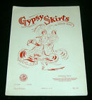 Gypsy Skirts By Frances Sells 1950 Sheet Music Progressive Series Compositions