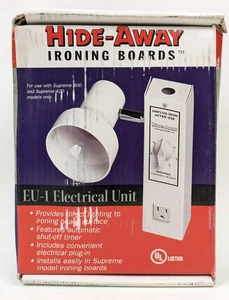 Hide-Away Ironing Board EU-1 Electrical Unit & Light + Timer Open Box NEW NOS - Picture 1 of 6