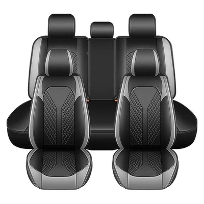 Car 5-Seat Covers Full Set For FORD Taurus 2002-2019 Faux Leather Cushion Pad Foto 1 de 4