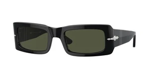 Occhiali da sole unisex PERSOL PO3332S 95 31 Francis nero verde 54 mm - Foto 1 di 1