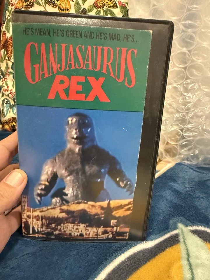 1988 GANJASAURUS  REX VHS Cannabis Marijuana High Times - Image 1 of 4