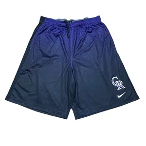 Nike Colorado Rockies Shorts Herren Large schwarz lila MLB Baseball Dri-FIT - Bild 1 von 14