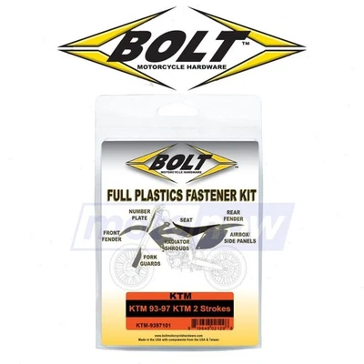 Bolt MC Plastic Fastener Kit for 1993-1997 KTM 250 SX - Shop Hardware xf Foto 1 de 4