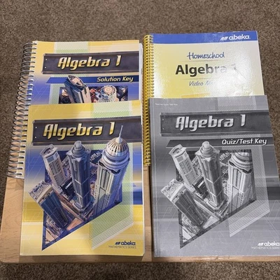 Abeka Algebra 1 Teacher/Student Text and Answer Keys, second edition - Image 1 of 4
