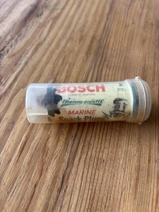 Vintage Bosch Marine Spark Plugs MP 7 NOS Marine 1960s Thermo-elastic W/ Advert - Picture 1 of 5