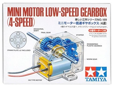 Tamiya Mini Motor Low Speed Gearbox 4-Speed Free Ship w/Tracking# New from Japan - Image 1 of 3