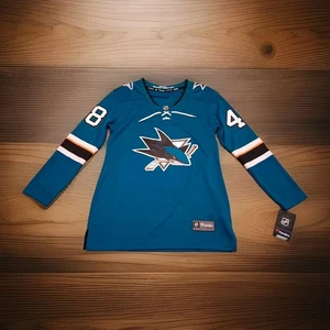 Fanatics Tomas Hertl San Jose Sharks Trikot NHL Hockey Jersey Schwarz Größe Small - Bild 1 von 6