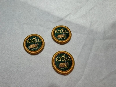 Parche del Club Nacional de Golf ANGC Augusta. NOS. Logo vintage. Masters. 1,1”  Foto 1 de 3