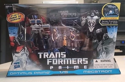 Hasbro Transformers Prime Optimus Prime vs Megatron First Edition Pack MISB - Image 1 of 4