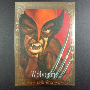 # /99 Wolverine Gold Canvas 5x7 Marvel Masterpieces XL 2024 Oversized Comic Card - Picture 1 of 20