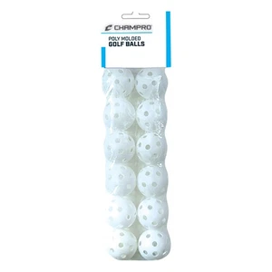 Champro 5 Inch Poly Molded Golf Balls - 12 Balls - White - Picture 1 of 1