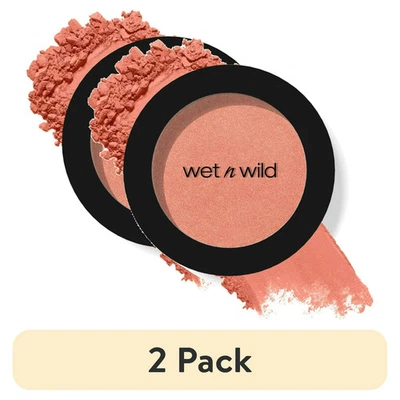 Wet n Wild Color Icon Face Blush Pearlescent Pink 1111555 0.21 oz - 2 PACK - Image 1 of 3