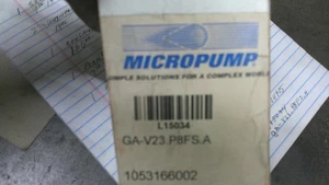 NEW Micropump L15034 GA-V23.P8FS.A - Picture 1 of 2
