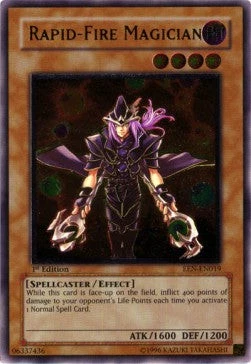 YuGiOh Rapid-Fire Magician (V.2) EEN-EN019 Ultimate Rare Englisch NM 1st - Bild 1 von 2