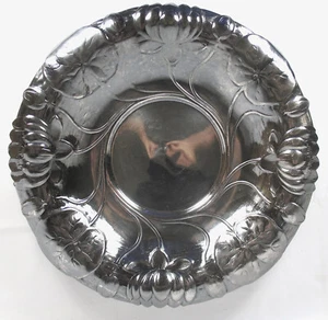 Vintage Reed & Barton Repose Silver Plated Lotus Flower Bowl No. 3300 15 inch Di - Picture 1 of 9