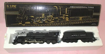 K-Line K3209-0605S Boston & Albany Hudson Locomotive w/Sound +Box EXC. & TESTED - Image 1 of 4