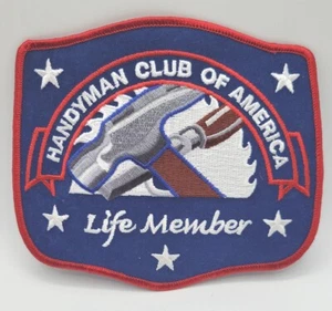 Large Handyman Club Of America Life Member Patch. New - Picture 1 of 3